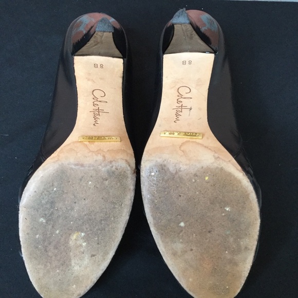Cole Haan women’s shoes 8B heels peep toe (SB2) - Picture 9 of 9
